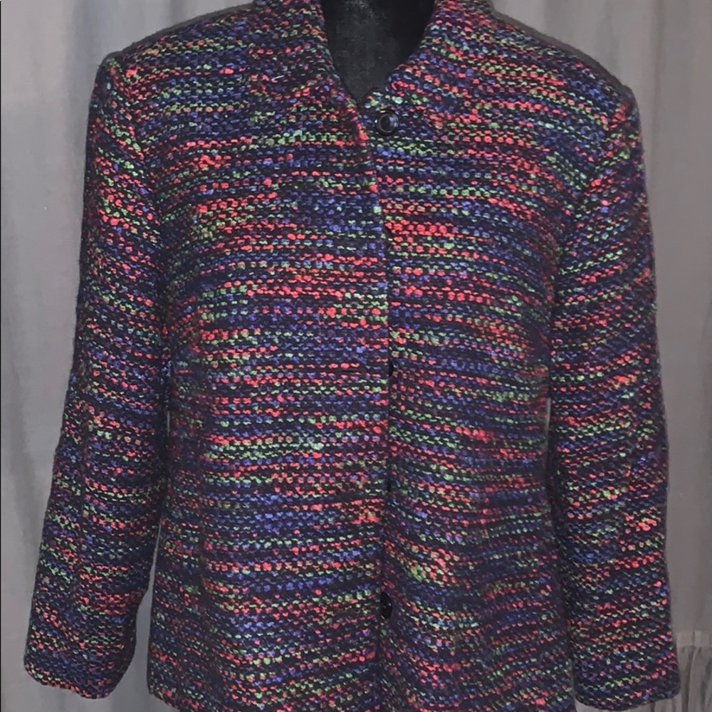 Appleseed’s Multi color jacket/blazer